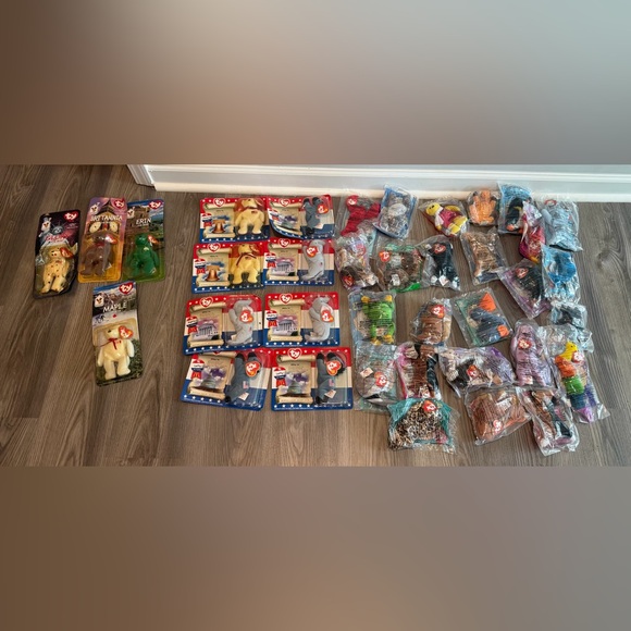 TY Beanie Babies McDonald’s lot of 38 Factory Sealed New! Rare Tags